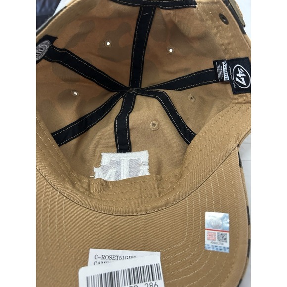 '47 Texas A&M Aggies Brown Rosette Clean‎ Up Womens Adjustable Baseball Hat Cap - Picture 7 of 10